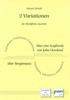 2 Variationen für Blockflöten-Quartett 