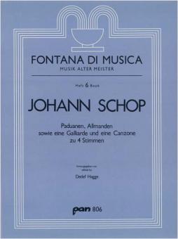 Paduanen, Allmanden sowie eine Galliarde und eine Canzone 