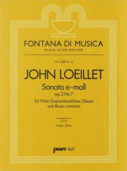 Sonata e-Moll op. 3 Nr. 7 