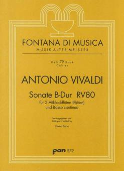 Sonate B-Dur RV 80 