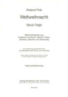 Weltweihnacht. Neue Folge 