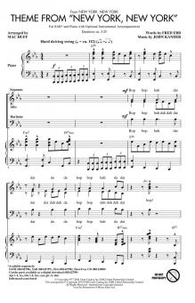 Theme From New York, New York Standard