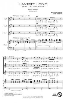 Cantate Hodie! (Sing On This Day) Standard