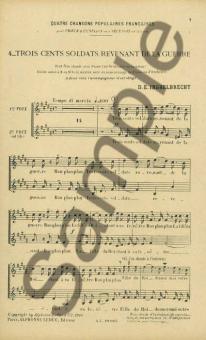 Trois Cents Soldats Revenant De La Guerre 