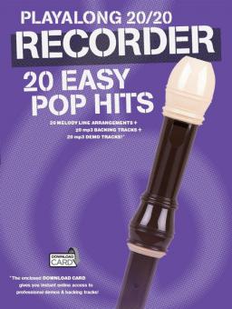 Playalong 20/20 Recorder: 20 Easy Pop Hits 