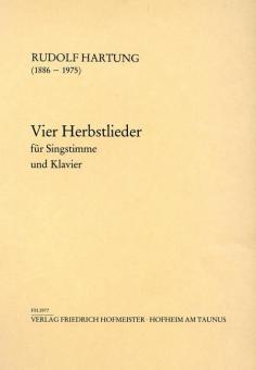 4 Herbstlieder 