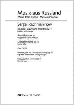 Ganznächtliche Vigil op. 37 - Nr. 1, 6 und 4 