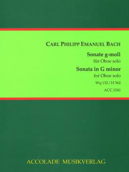 Sonate g-Moll für Oboe solo Wq 132 / H 562 