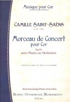 Morceau de concert pour Cor f-Moll op. 94 avec Piano ou Orchestre 