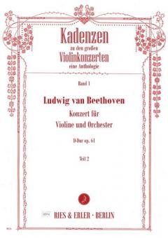 Kadenzen zu den großen Violinkonzerten 1, Teil 2 