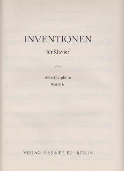 Inventionen op. 29 