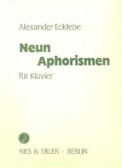 Neun Aphorismen 