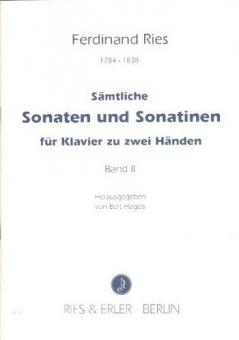 Sämtliche Sonaten und Sonatinen f. Klavier 2ms. Band II 