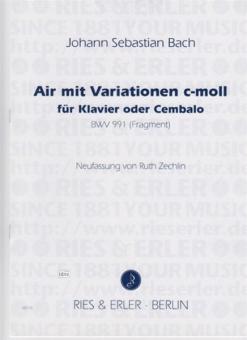 Air mit Variationen c-Moll BWV 991 