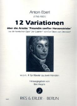 12 Variationen für Klavier op. w.n. 4 