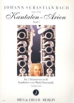 Kantatenarien für 2 Klarinetten 1 