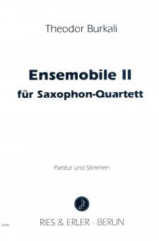 Ensemobile II für Saxophon-Quartett 