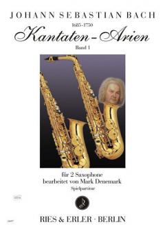 Kantatenarien für 2 Saxophone 1 