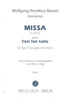 Missa C-Dur nach Cosi fan tutte 