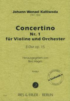 Concertino Nr. 1 E-Dur op. 15 