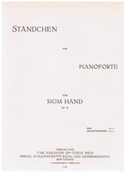 Ständchen op. 19 