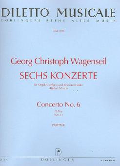 Concerto Nr. 6 G-Dur für Orgel und Streichorchester (ohne Viola) 