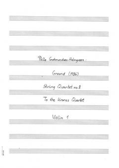 String Quartet No. 8 'Ground' 