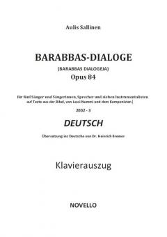 Barabbas Dialoge 