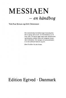 Poul Borum & Erik Christensen: Messiaen - En Handbog 