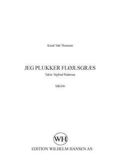 Jeg Plukker Flojlsgras 