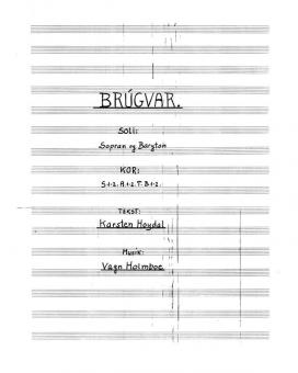 Vagn Holmboe And Karsten Hoydal: Brugvar 