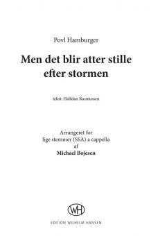 Men Det Blir Atter Stille Efter Stormen 