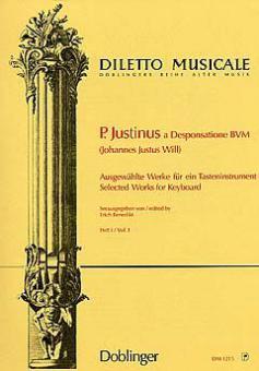 Ausgewählte Werke für ein Tasteninstrument 1 