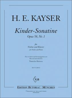 Kinder Sonatinen Op. 58 / 1 