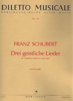 Drei geistliche Lieder für Singstimme und Klavier oder Orgel 