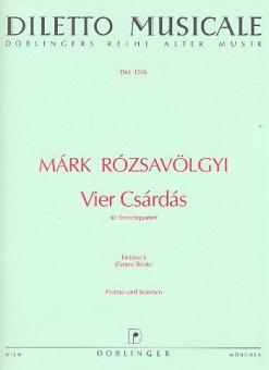 4 Csardas für Streichquartett 
