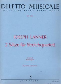 2 Sätze für Streichquartett 