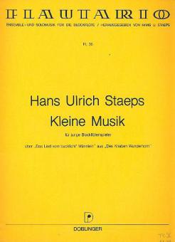 Kleine Musik für junge Blockflötenspieler 