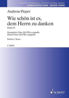 Wie schön ist es, dem Herrn zu danken Standard