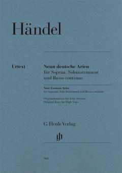 9 Deutsche Arien HWV 202-210 