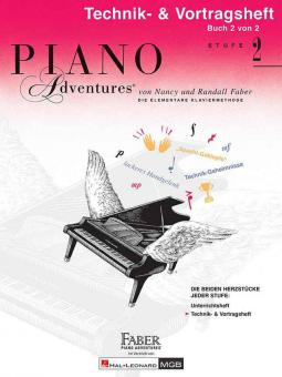 Piano Adventures: Technik- & Vortragsheft 2 