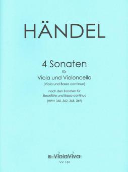 4 Sonaten für Viola und Violoncello 