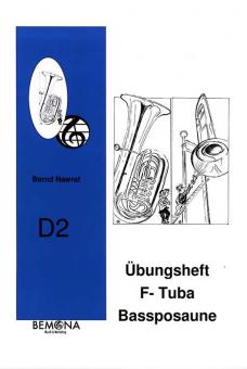 Übungsheft F-Tuba/Bassposaune D2 
