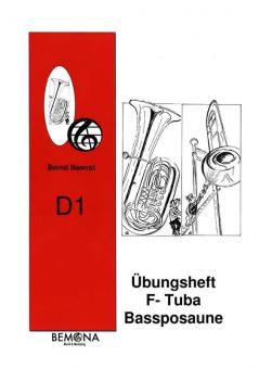 Übungsheft F-Tuba/Bassposaune D1 