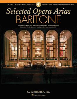 Selected Opera Arias - Baritone Edition 