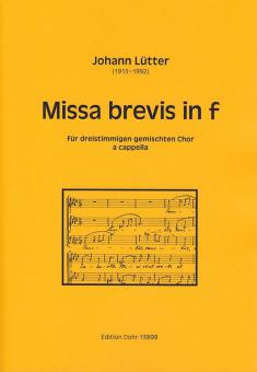 Missa brevis in f 