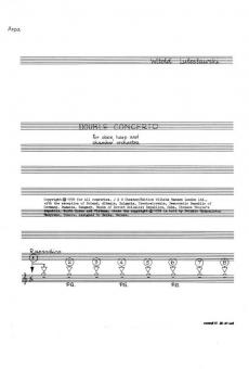 Double Concerto for Oboe, Harp and Chamber Orchestra 