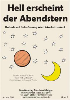 Hell erscheint der Abendstern 