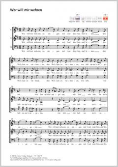 Wer will mir wehren Standard