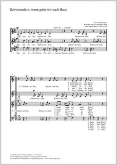 Schwesterlein, wann gehn wir nach Haus Standard